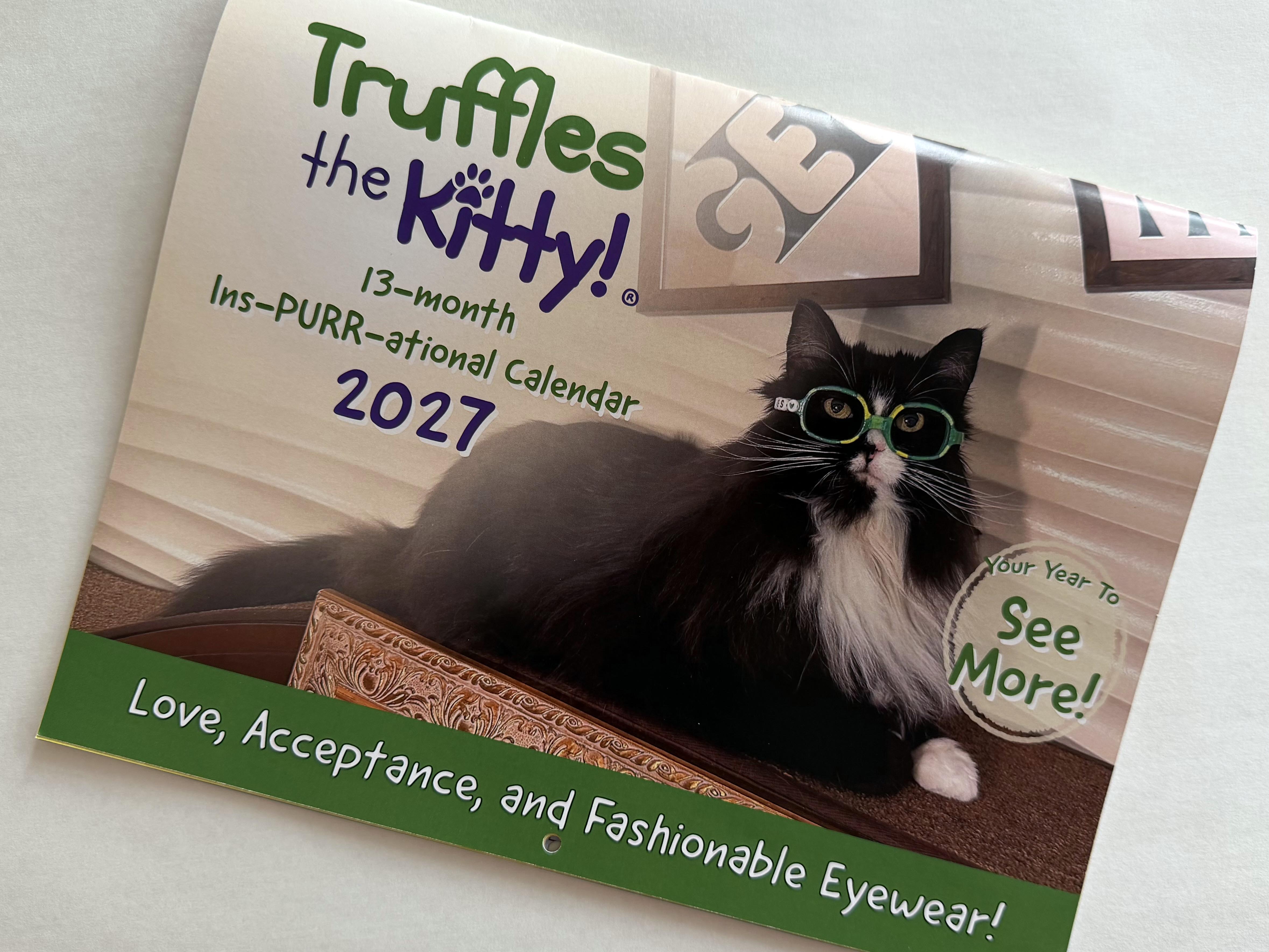 Truffles the Kitty 2027 Calendar
